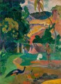 Matamoe Landscape with Peacocks Post Impressionism Primitivism Paul Gauguin